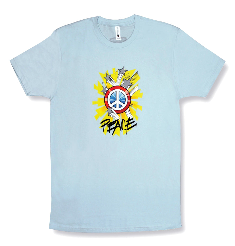 Positive Message Short Sleeve T-Shirt | 100% Cotton | Captain Peace